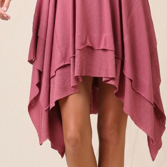 Exposed Seam Razor Back Tunic Dress - Picture 2 of 4